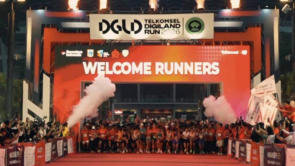 Telkomsel Digiland Run 2026 Gate Start