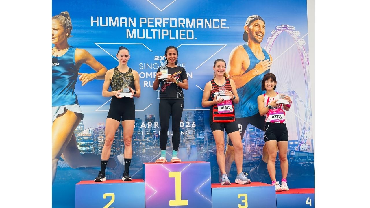 Isania Tarigan Juara 1 2XU Singapore 2026