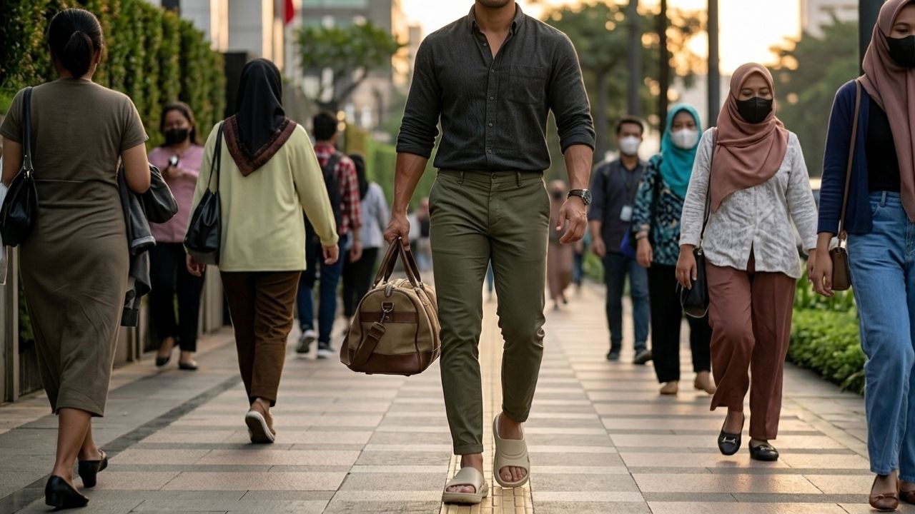 Sandal Ortopedi Oscar Menjadi Tameng Kaki Anda Dari Kerasnya Aspal Jakarta